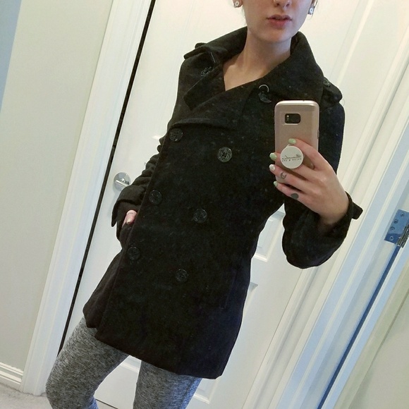 DONATED//DELIA*S pea coat - Picture 2 of 5